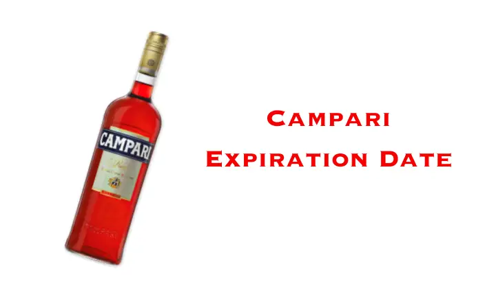 Campari Expiration Date