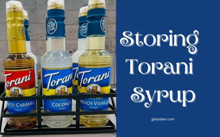 Storing Torani Syrup