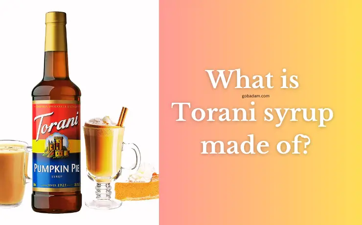 What is Torani syrup made of