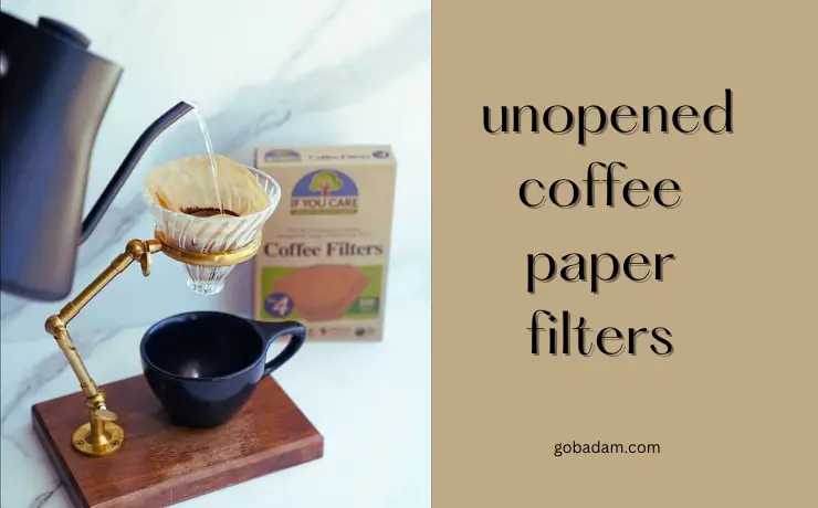 Coffee paper filters unopened (unused) 