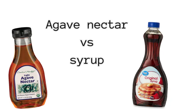 Agave nectar vs syrup