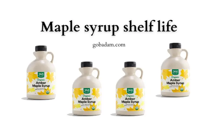 Maple syrup shelf life